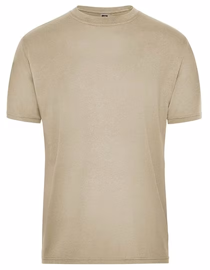 James&Nicholson Men´s Bio Workwear T-Shirt Wine XXL (JN1808)