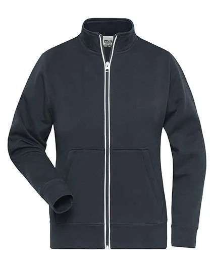 James&Nicholson Doppeljacke Slim-Fit Fleece für Damen, Carbon M, JN1809