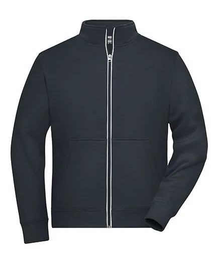 James&Nicholson Doubleface Arbeitsjacke mit Fleece für Herren, Carbon 3XL, JN1810