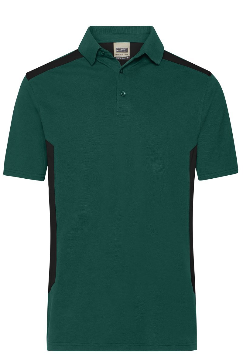 James&Nicholson Workwear Polo -STRONG-, Bio-Baumwolle für Herren, Navy/Navy 3XL, JN1826