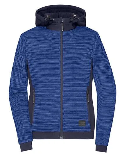 James&Nicholson Hybridjacke mit DuPont Wattierung für Damen, Royal Melange/Navy M, JN1843