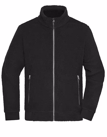 James&Nicholson Sherpa Jacket Black S (JN1862), JN1862