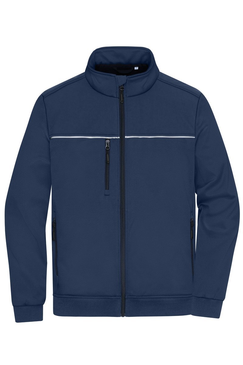James&Nicholson Hybrid Arbeitsjacke mit Sherpa-Innenfutter, Carbon/Black XS, JN1868