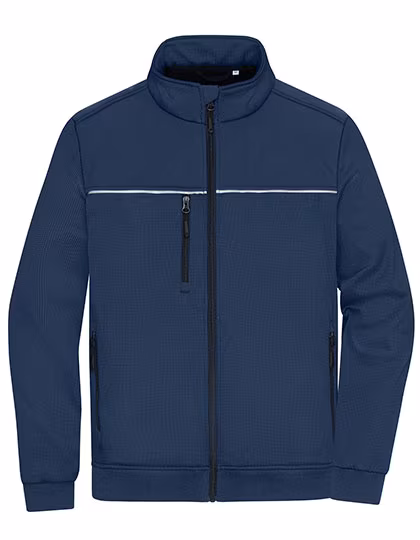 James&Nicholson Giacca da Lavoro Ibrida con Fodera Interna Sherpa, Navy/Navy XS, JN1868