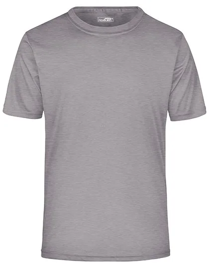 James&Nicholson Atmungsaktives Funktions T-Shirt für Sport, Light Melange 3XL, JN358