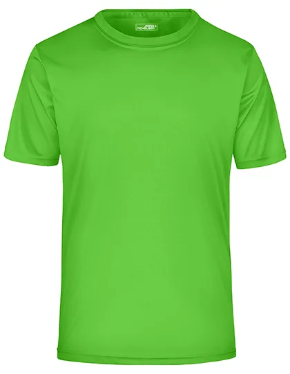 James&Nicholson Atmungsaktives Funktions T-Shirt für Sport, Lime Green 3XL, JN358