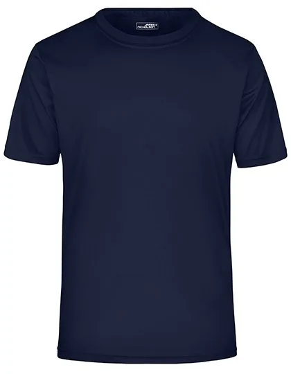 James&Nicholson Atmungsaktives Funktions T-Shirt für Sport, Navy 3XL, JN358