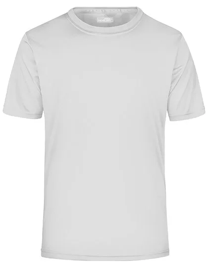 James&Nicholson Atmungsaktives Funktions T-Shirt für Sport, White 3XL, JN358