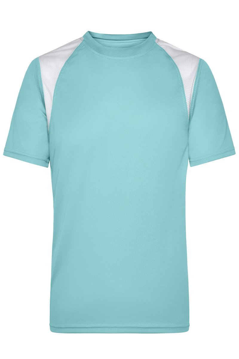 James&Nicholson Men´s Running-T Lime Green/White M (JN397), JN397