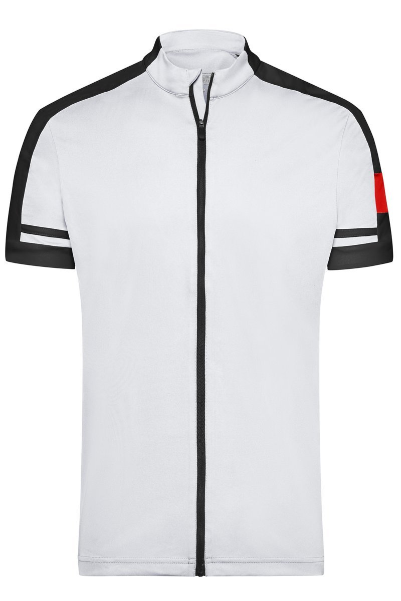 James&Nicholson Bike-T Full Zip mit Rückentasche für Herren, Black S, JN454