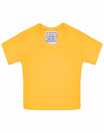James&Nicholson Mini-T-Shirt aus 100% Baumwolle, Gold Yellow One Size, JN504