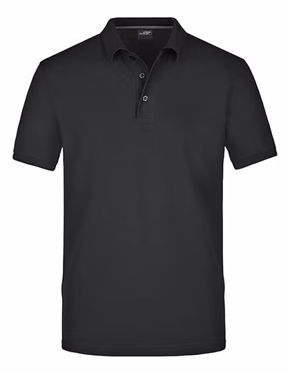 James&Nicholson Pima Polo with Knitted Collar for Men, Light Red L, JN708