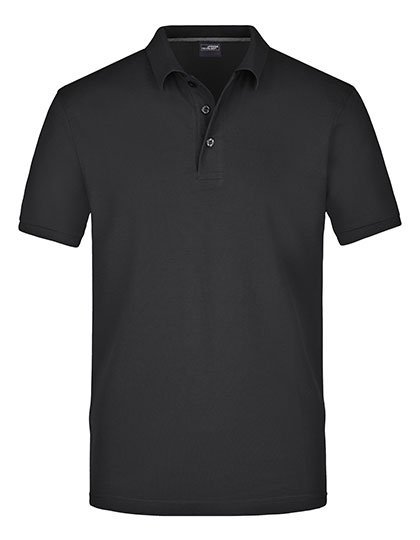 James&Nicholson Pima Polo mit gestricktem Kragen für Herren, Light Red S, JN708