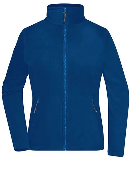 James&Nicholson Fleecejacke mit Stehkragen für Damen, Royal 3XL, JN781