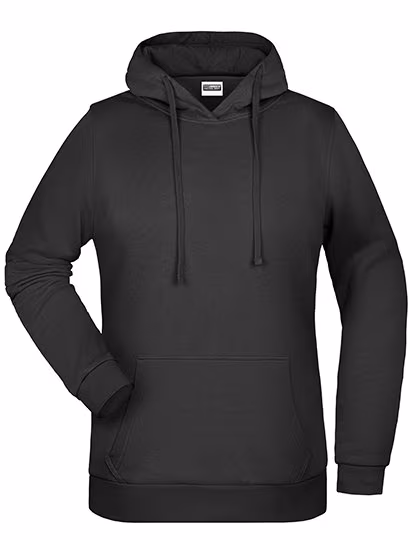 James&Nicholson Sweat à capuche double épaisseur avec poche kangourou, Graphite XS, JN795