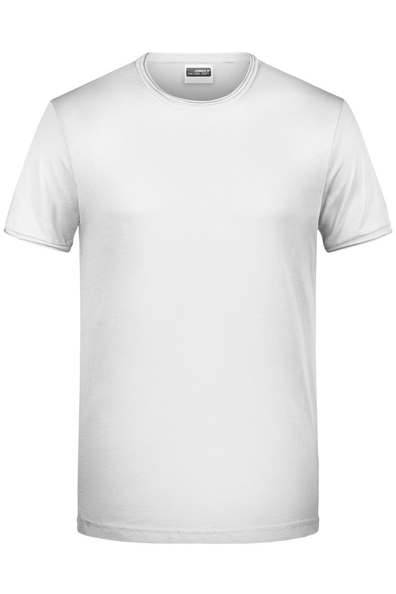 James&Nicholson T-Shirt aus Bio-Baumwolle für Herren, Black S, JN8002