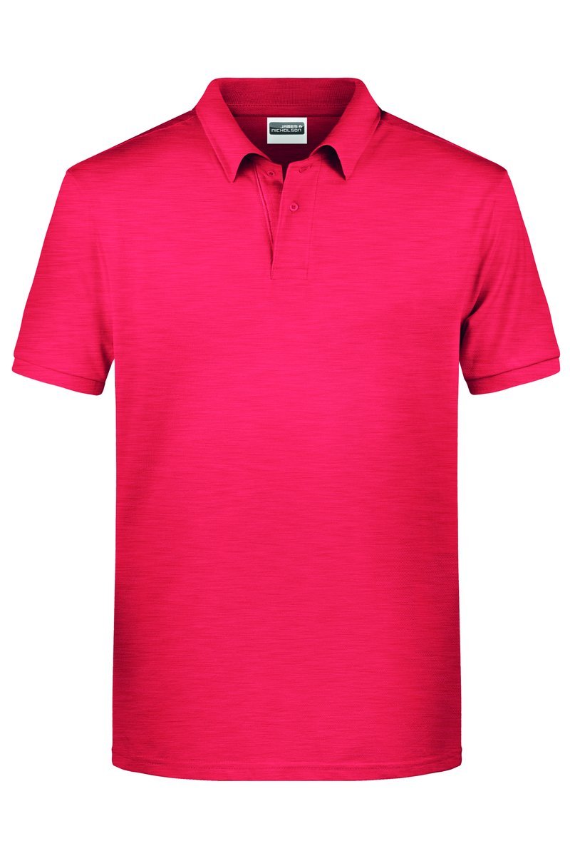 James&Nicholson Basic Polo aus Bio-Baumwolle für Herren, Black S, JN8010