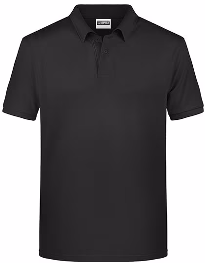 James&Nicholson Basic Polo aus Bio-Baumwolle für Herren, Graphite (Solid) XL, JN8010