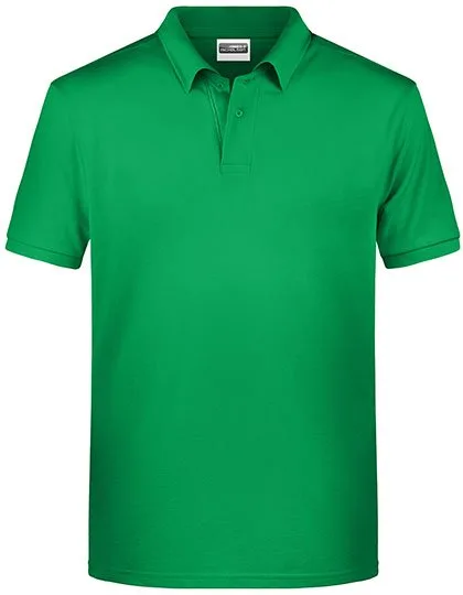 James&Nicholson Basic Polo aus Bio-Baumwolle für Herren, Fern Green XL, JN8010