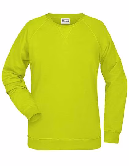 James&Nicholson Sweatshirt aus Bio-Baumwolle für Damen, Graphite (Solid) M, JN8021