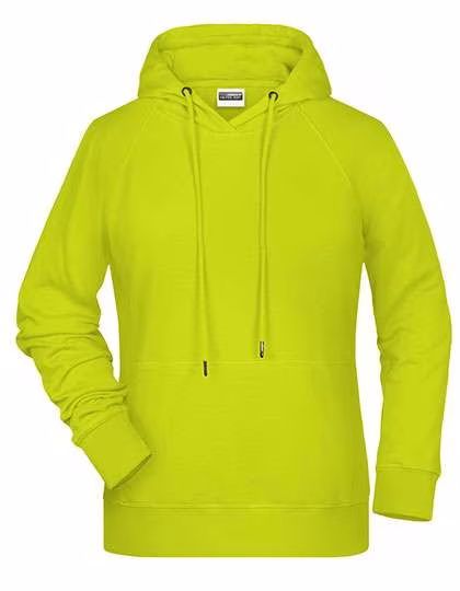 James&Nicholson Sweat à capuche en Coton bio pour femme, Black XS, JN8023