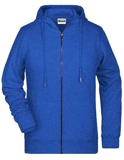 James&Nicholson Ladies´ Zip-Hoody Ink Melange XS (JN8025), JN8025