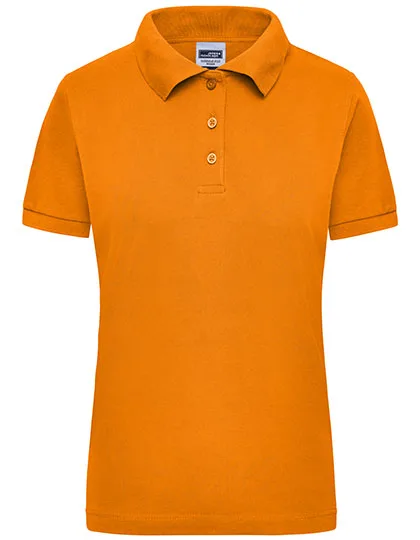 James&Nicholson Workwear Polo in Piqué-Jersey für Damen, Orange XL, JN803