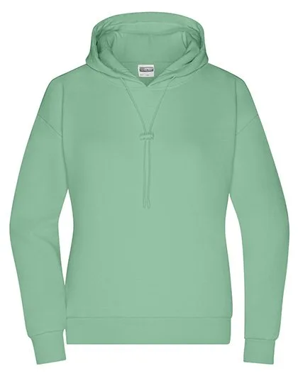 James&Nicholson Lounge Hoody mit Bio-Baumwolle für Damen, Jade Green XL, JN8033