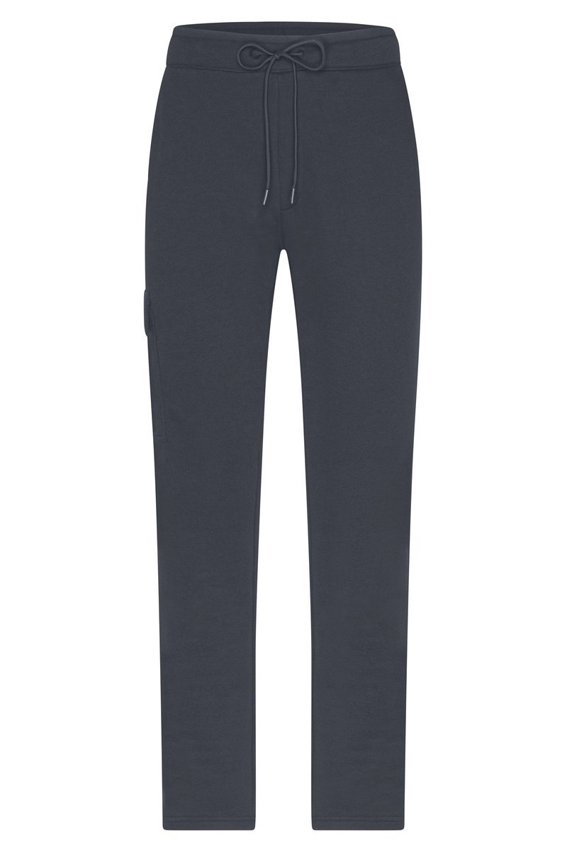 James&Nicholson Lounge Pants aus Bio-Baumwolle für Herren, Graphite S, JN8036