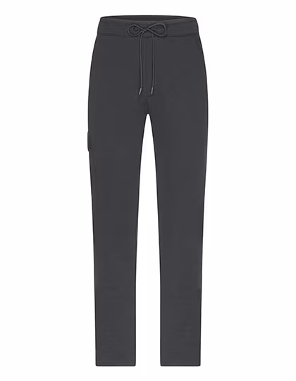 James&Nicholson Lounge Pants in Cotone Biologico da Uomo, Graphite S, JN8036