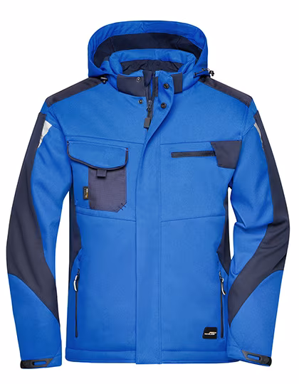 James&Nicholson Craftsmen Softshell Jacket -STRONG-, CORDURA® Reinforcement