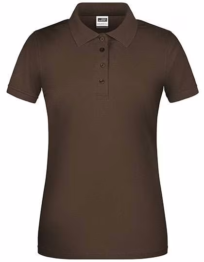 James&Nicholson Bio-Workwear Polo Summer Collection für Damen, Brown XL, JN873