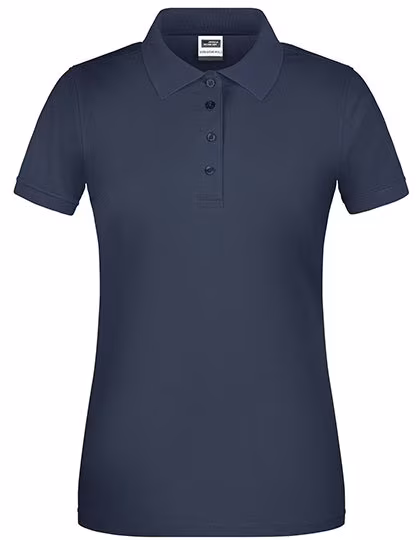 James&Nicholson Ladies´ Bio Workwear Polo Navy 3XL (JN873), JN873
