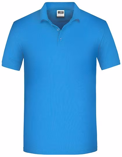 James&Nicholson Men´s Bio Workwear Polo Red S (JN874), JN874