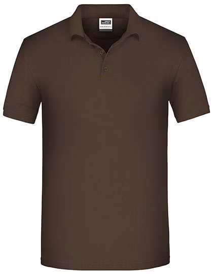 James&Nicholson Men´s Bio Workwear Polo Wine XXL (JN874)