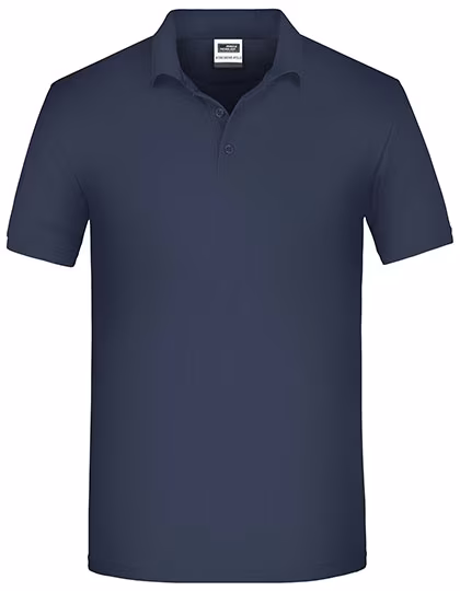 James&Nicholson Men´s Bio Workwear Polo Navy XXL (JN874), JN874
