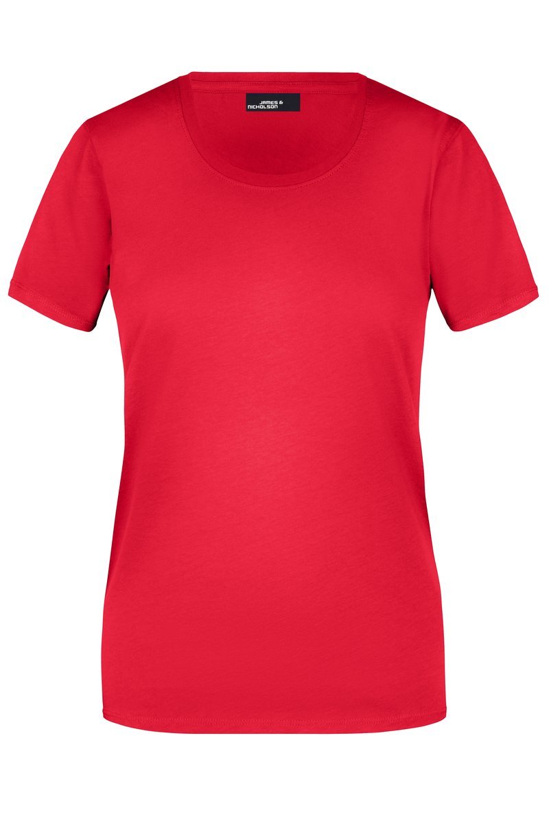 James&Nicholson Basic-T-Shirt 100% Baumwolle für Damen, Orange XXL, JN901
