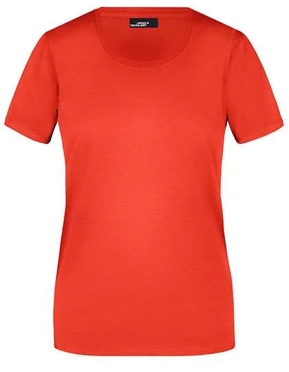 James&Nicholson Basic-T-Shirt 100% Baumwolle für Damen, Grenadine XL, JN901