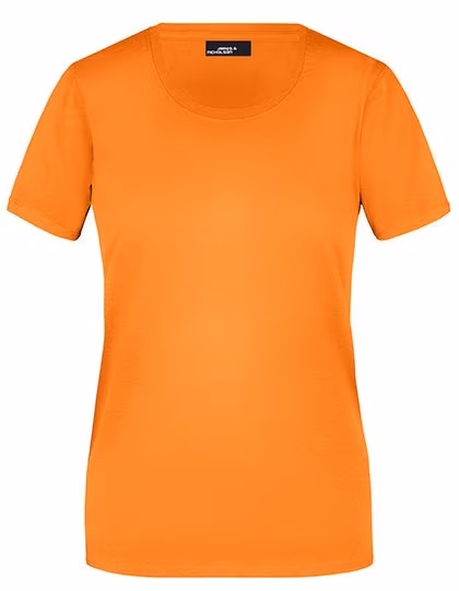 James&Nicholson Basic-T-Shirt 100% Baumwolle für Damen, Orange XXL, JN901