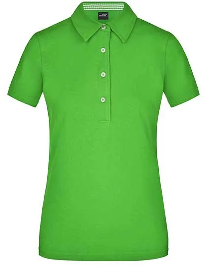James&Nicholson Ladies´ Plain Polo Lime Green/Lime Green M (JN969), JN969