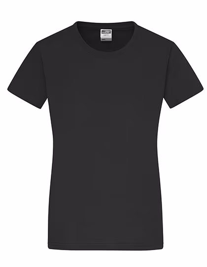 James&Nicholson Slim Fit Rundhals-T-Shirt Baumwolle für Damen, White S, JN971