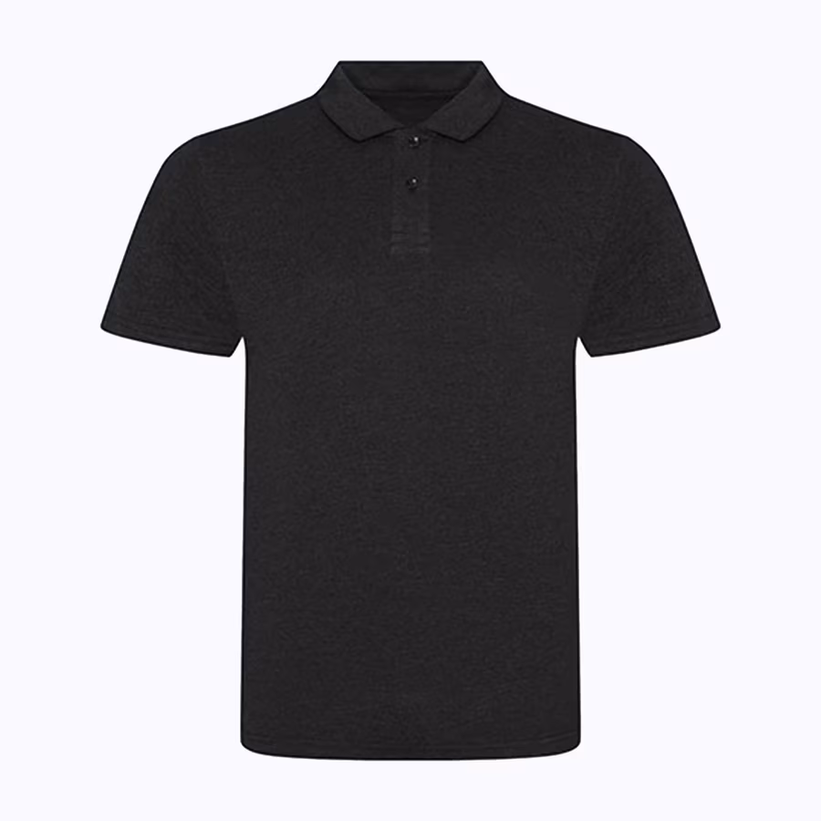Just Polos Polo Tri-Blend coupe Slim Fit, Heather Black S, JP001