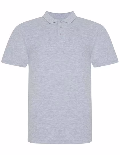 Just Polos Slim Fit Polo-Shirt, Heather Grey 3XL, JP100