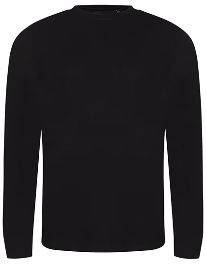 T-Shirt a Maniche Lunghe in Materiale Tri-Blend