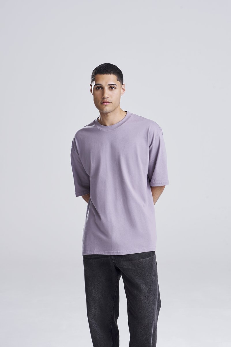 Just T's Oversize T-Shirt aus gekämmter Baumwolle, Desert Sand L, JT009