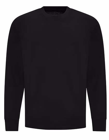 Just T's Oversize T-Shirt a Maniche Lunghe in Cotone, White M, JT019