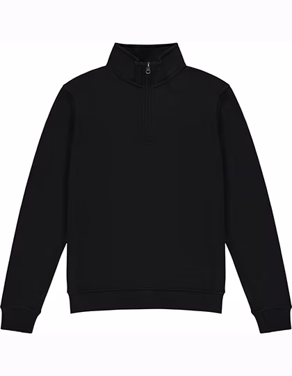 Kustom Kit Felpa da Uomo con Zip 1/4 e Colletto, Heather Grey XS, K335