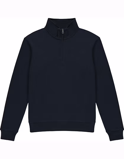 Kustom Kit Felpa da Uomo con Zip 1/4 e Colletto, Navy S, K335
