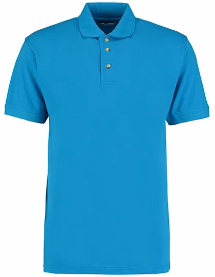 Kustom Kit Klassisches Superwash® 60° Polo Schwarz, Turquoise XL, K400