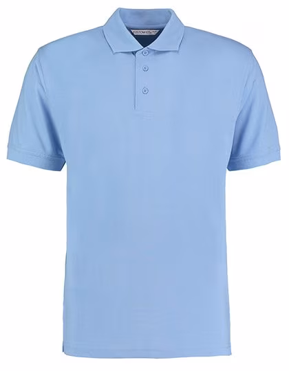 Kustom Kit Classic Fit Klassic Superwash® 60° Polo Light Heather Blue 3XL (K403), K403